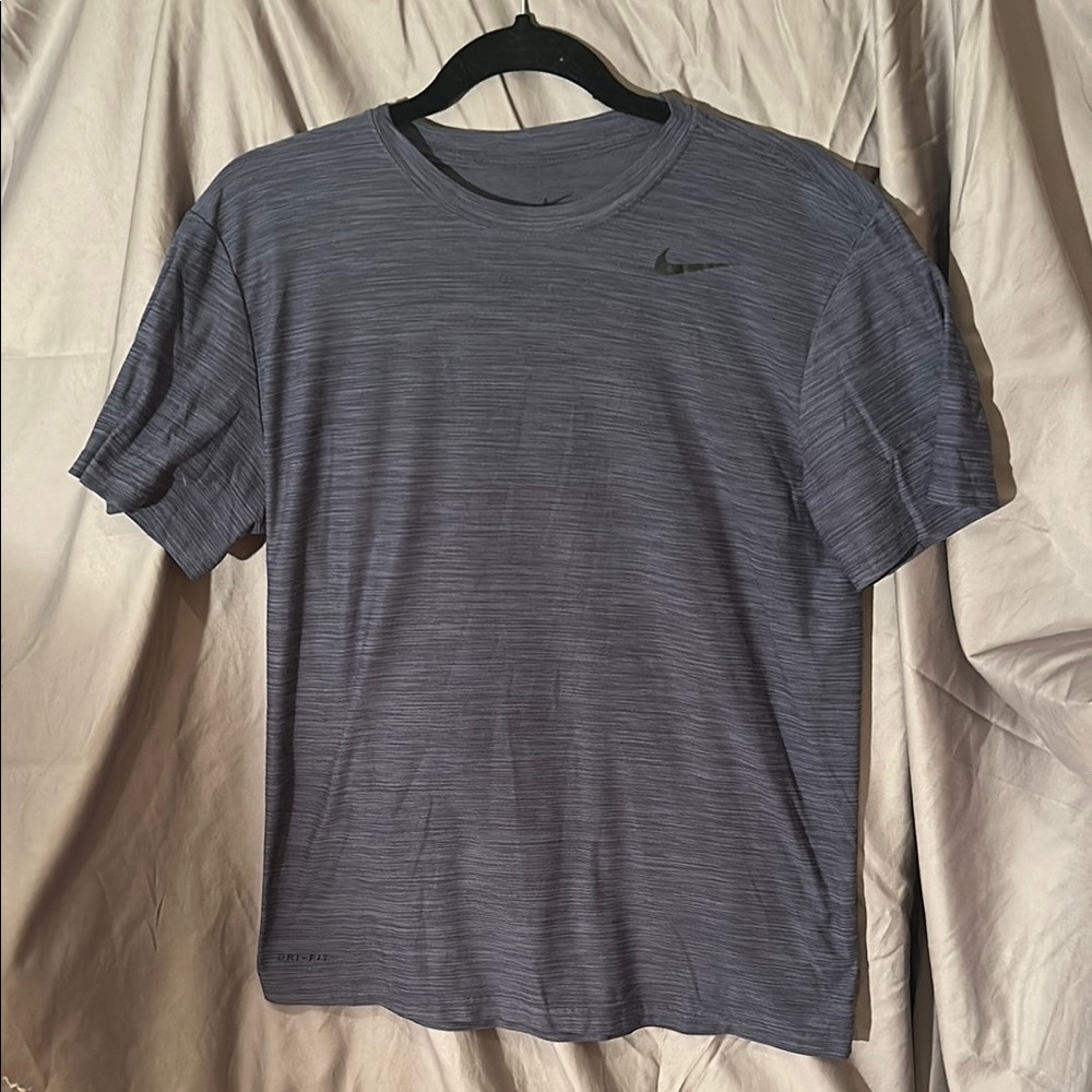Nike Gray Short Sleeve Tees Casual Comfort